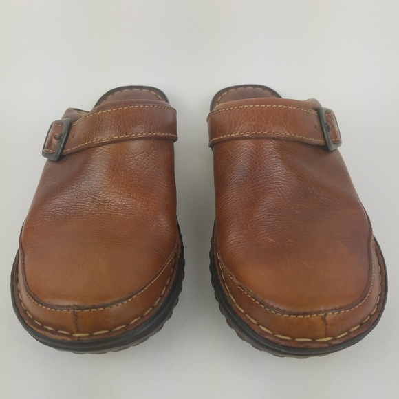 Born Leather Clogs US 8 EU 39 Comfortable - Picture 2 of 8